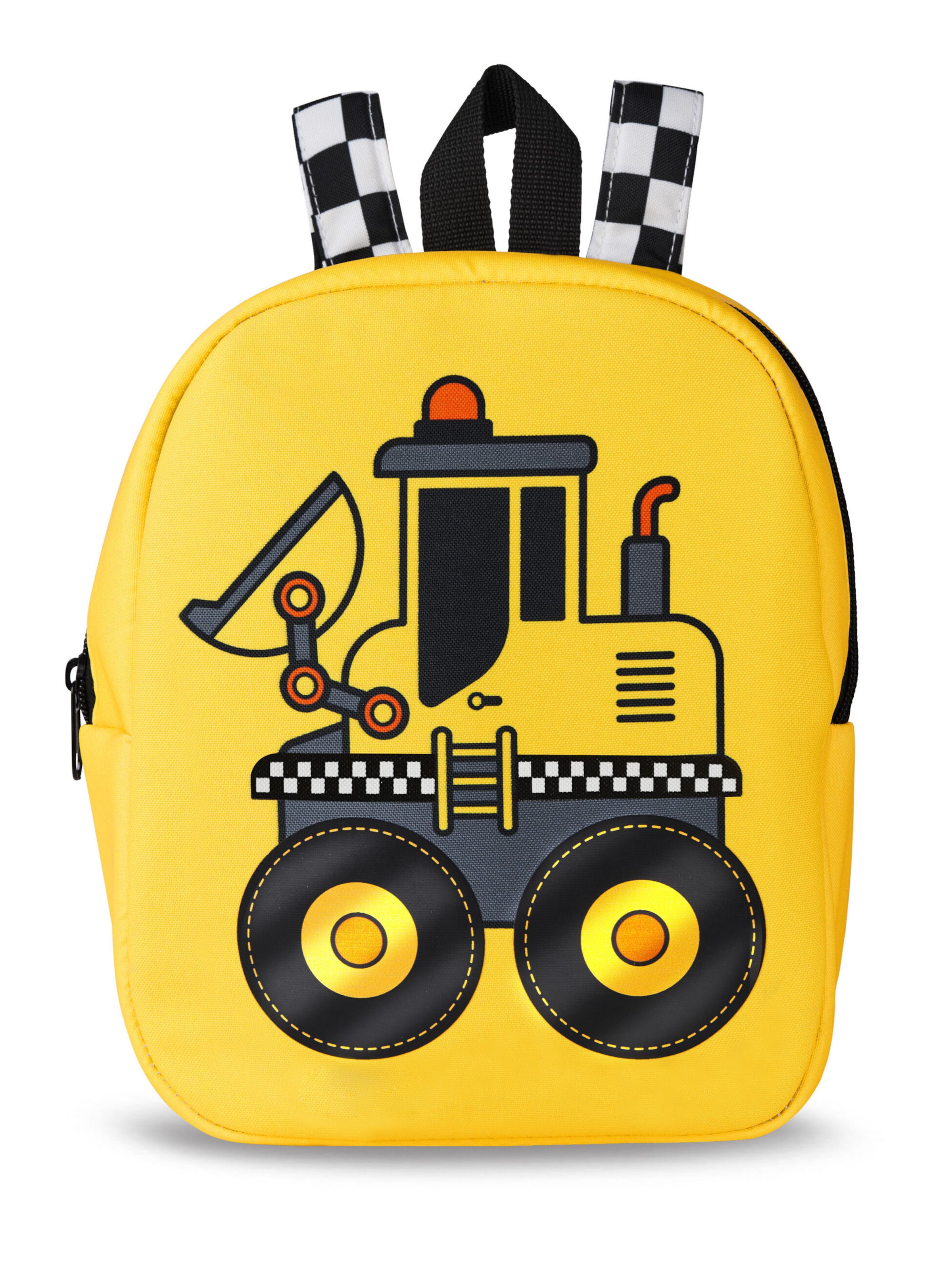 Zaino 'Bagger' di Denokids in giallo: frontale