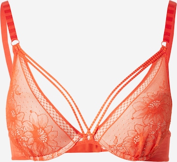 PASSIONATA Push-up Bra in Red: front