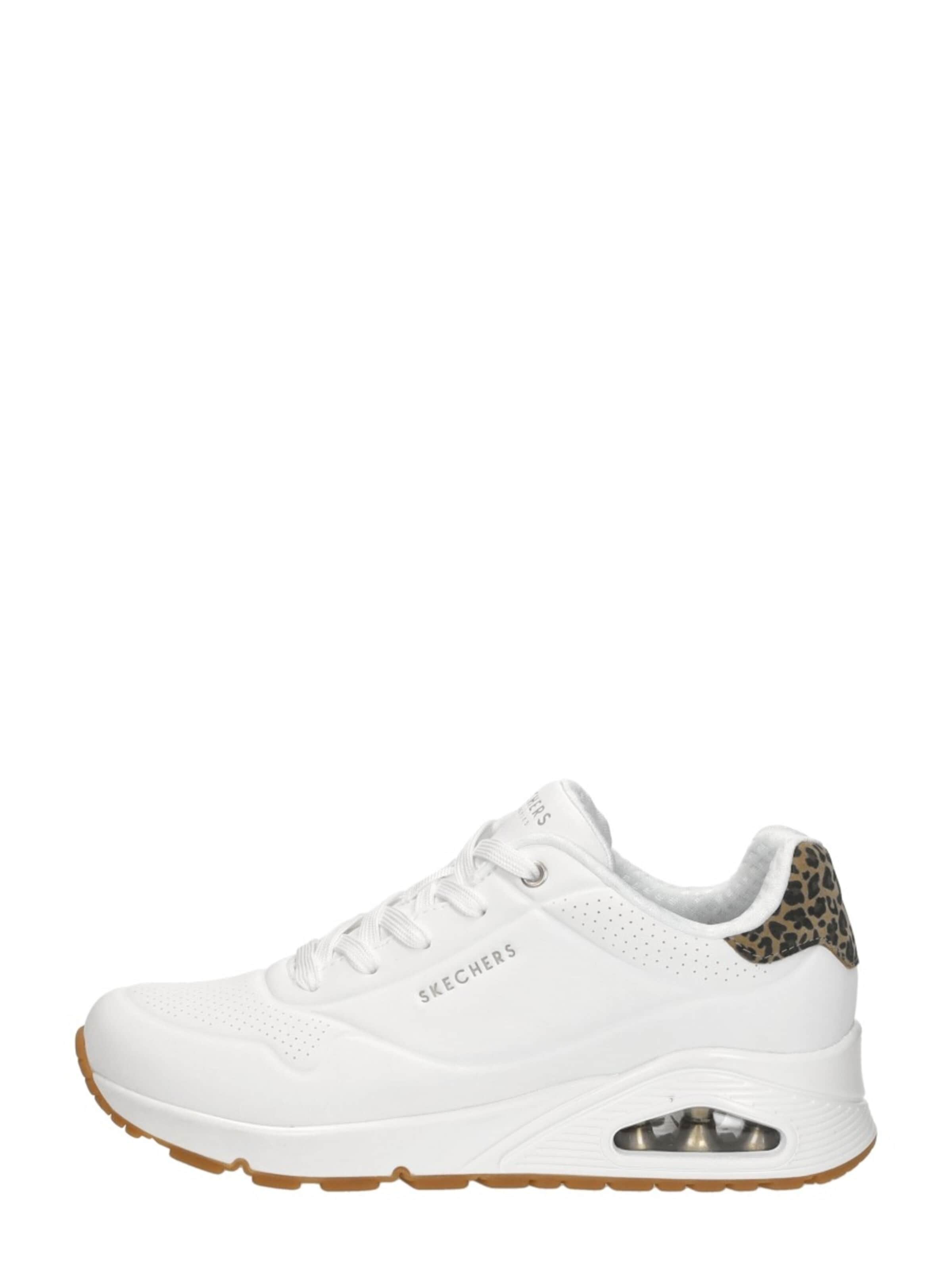 SKECHERS Sneakers laag 'Uno - Jungle Nite' in Wit: voorkant