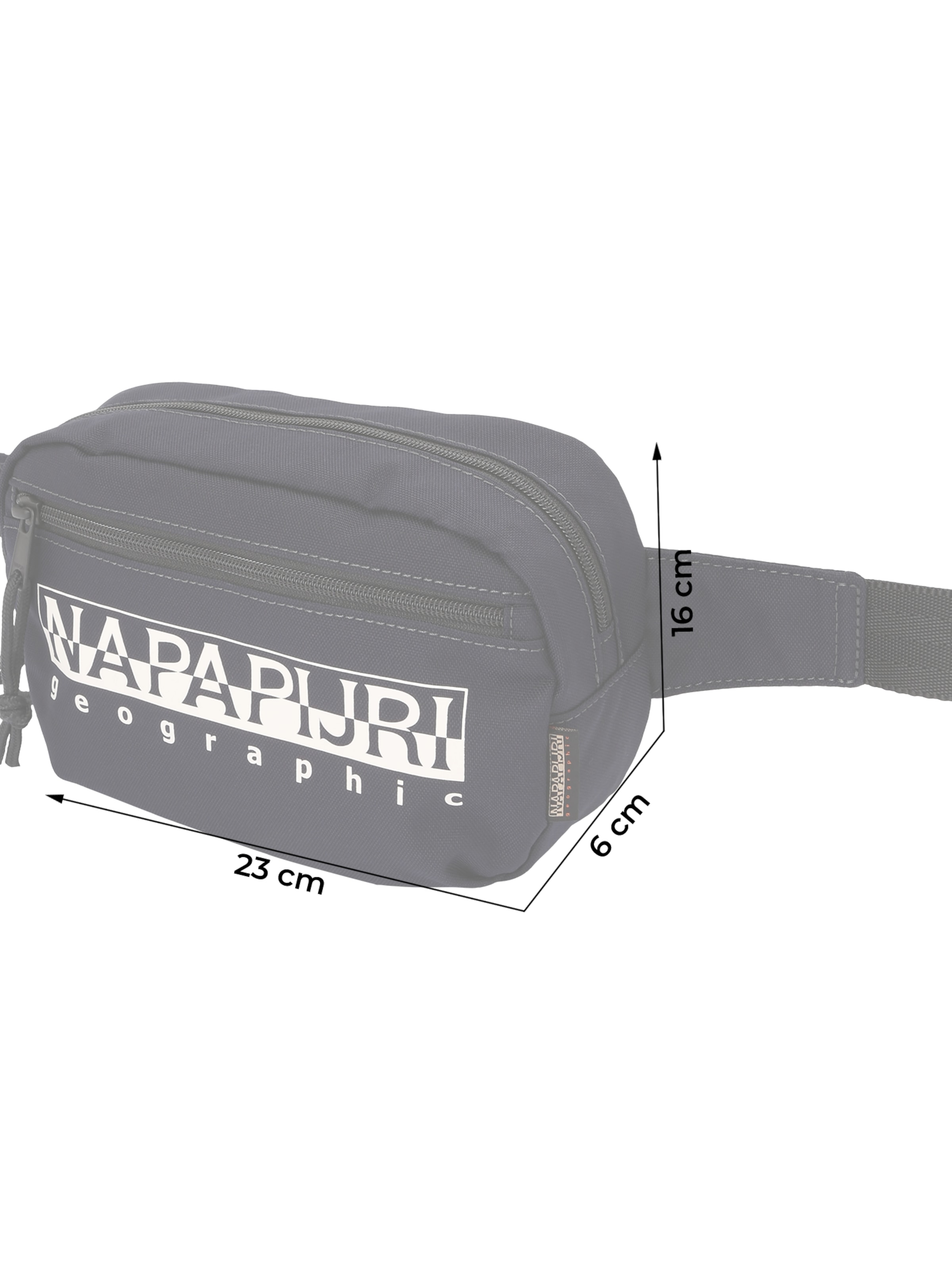 NAPAPIJRI Bæltetaske 'H-CALA' i navy / hvid, Produktvisning