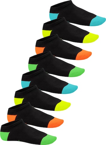 footstar Ankle Socks 'Neon' in Orange: front