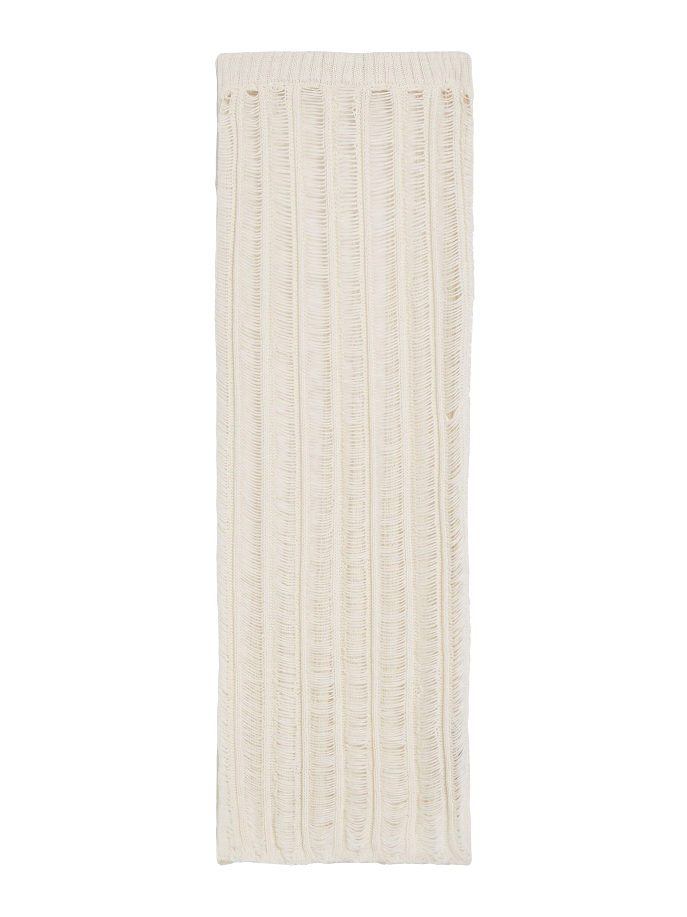 Bershka Spódnica w kolorze beżowy: przód