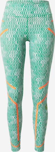 ADIDAS BY STELLA MCCARTNEY Workout Pants 'Truepurpose Printed' in Green / Orange / White, Item view