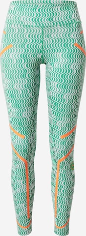 adidas by Stella McCartney Workout Pants in Green: front