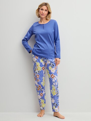 Camicia da notte 'Sleep Over M&M' di CALIDA in blu
