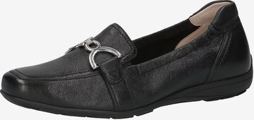 CAPRICE Moccasins in Black: front