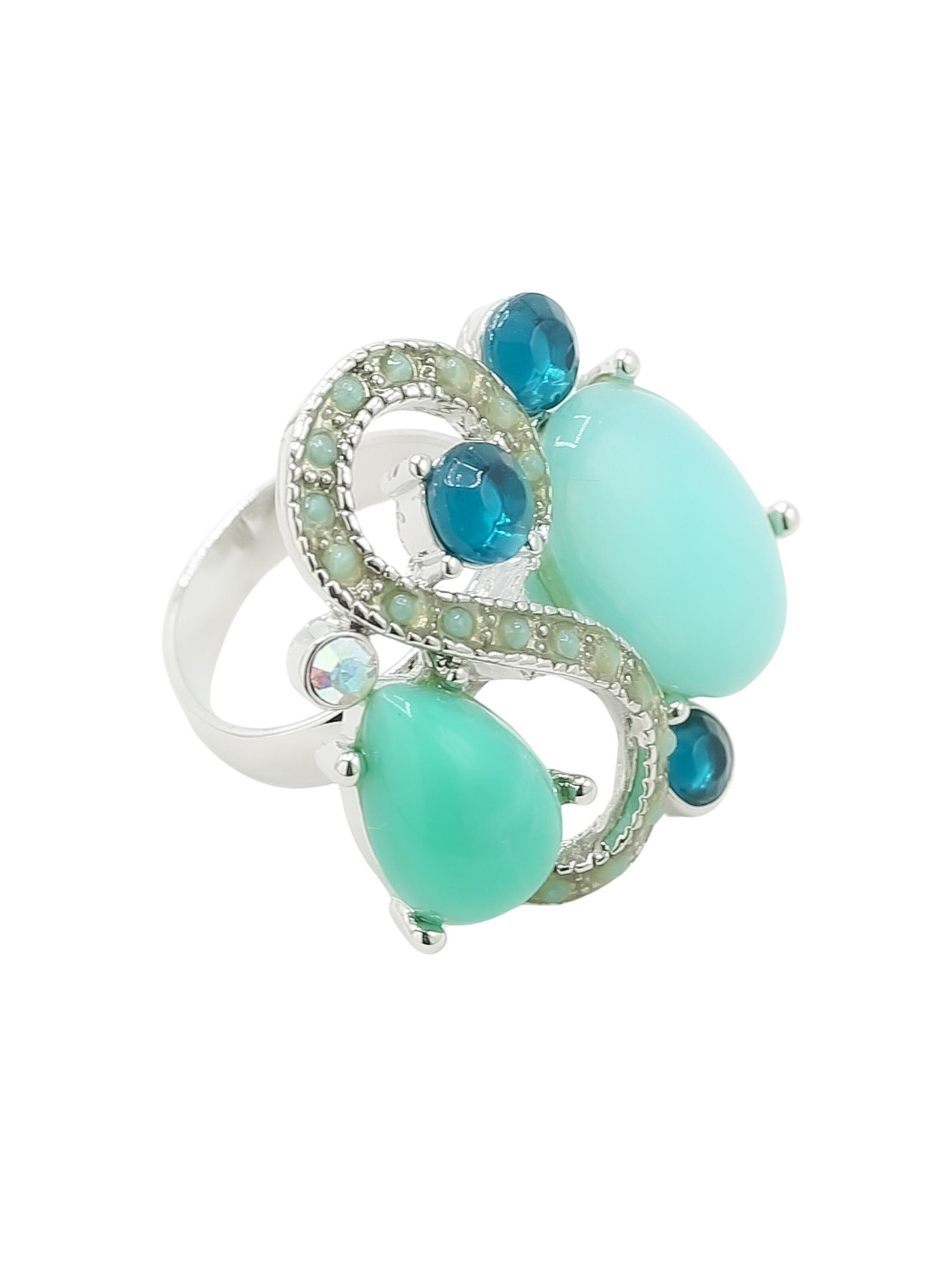 COLLEZIONE ALESSANDRO Ring 'Sissi' in Green