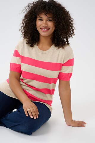 Pull-over 'KCLizzy' KAFFE CURVE en beige