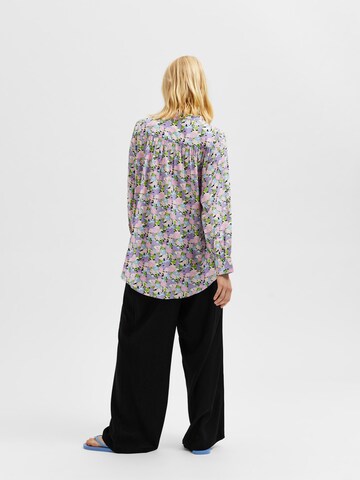 Selected Femme Curve Blouse 'Judita' in Lila