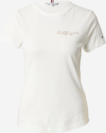 TOMMY HILFIGER T-Shirt in Beige: predná strana