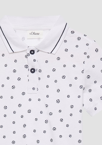 T-Shirt s.Oliver en blanc