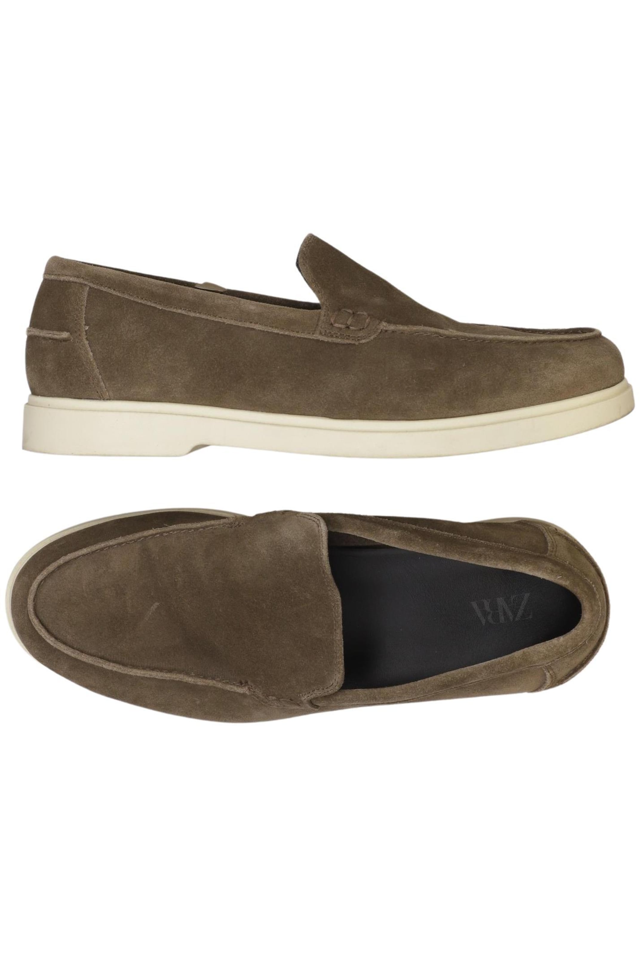 ZARA Flats & Loafers in 41 in Brown: front