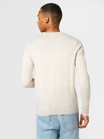 JACK & JONES Sweater 'MALIBU' in Beige