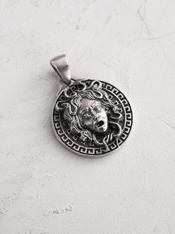 REYTEL - Colgante 'GORGON MEDUSA' en plata: frente