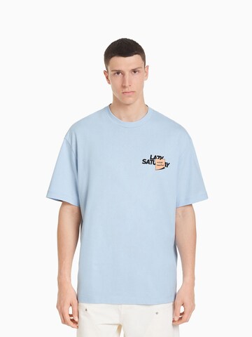 Bershka Shirt in Blue: front