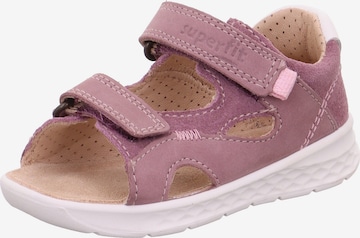 SUPERFIT Sandals & Slippers 'LAGOON' in Pink: front