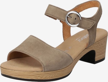 GABOR Sandale in Beige: Vorderseite