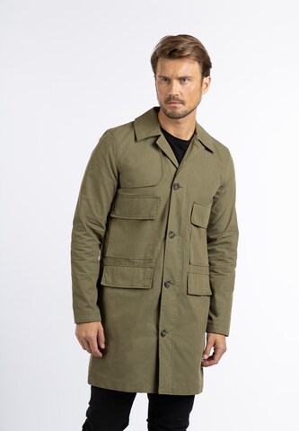 Manteau mi-saison DreiMaster Vintage en vert : devant