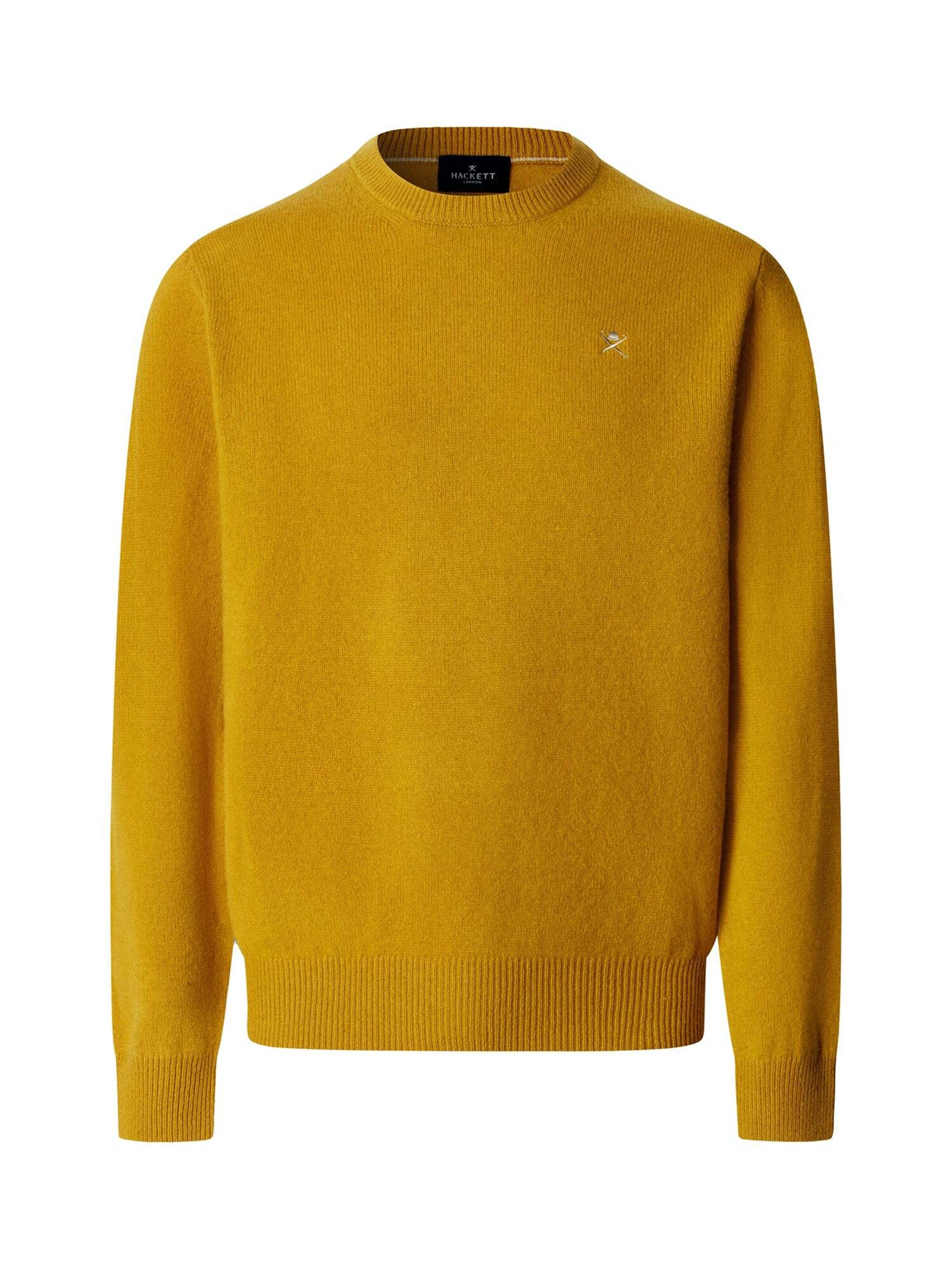 Hackett London Sweater in Yellow: front