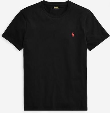 juoda Polo Ralph Lauren Priglundantis modelis Marškinėliai: priekis