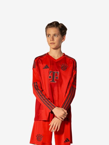 FC BAYERN MÜNCHEN Performance Shirt 'FC Bayern München Home Trikot Langarm 24-25' in Red: front