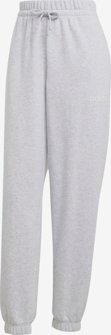 ADIDAS SPORTSWEAR Дънки Tapered Leg Спортен панталон 'Essentials' в сиво: отпред