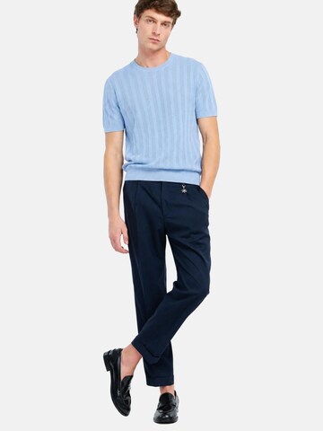 Manuel Ritz Shirt 'T-SHIRT M/M IN FILO' in Blauw