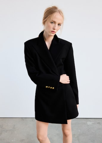 MANGO Kleid 'PAUL' in Schwarz: Vorderseite