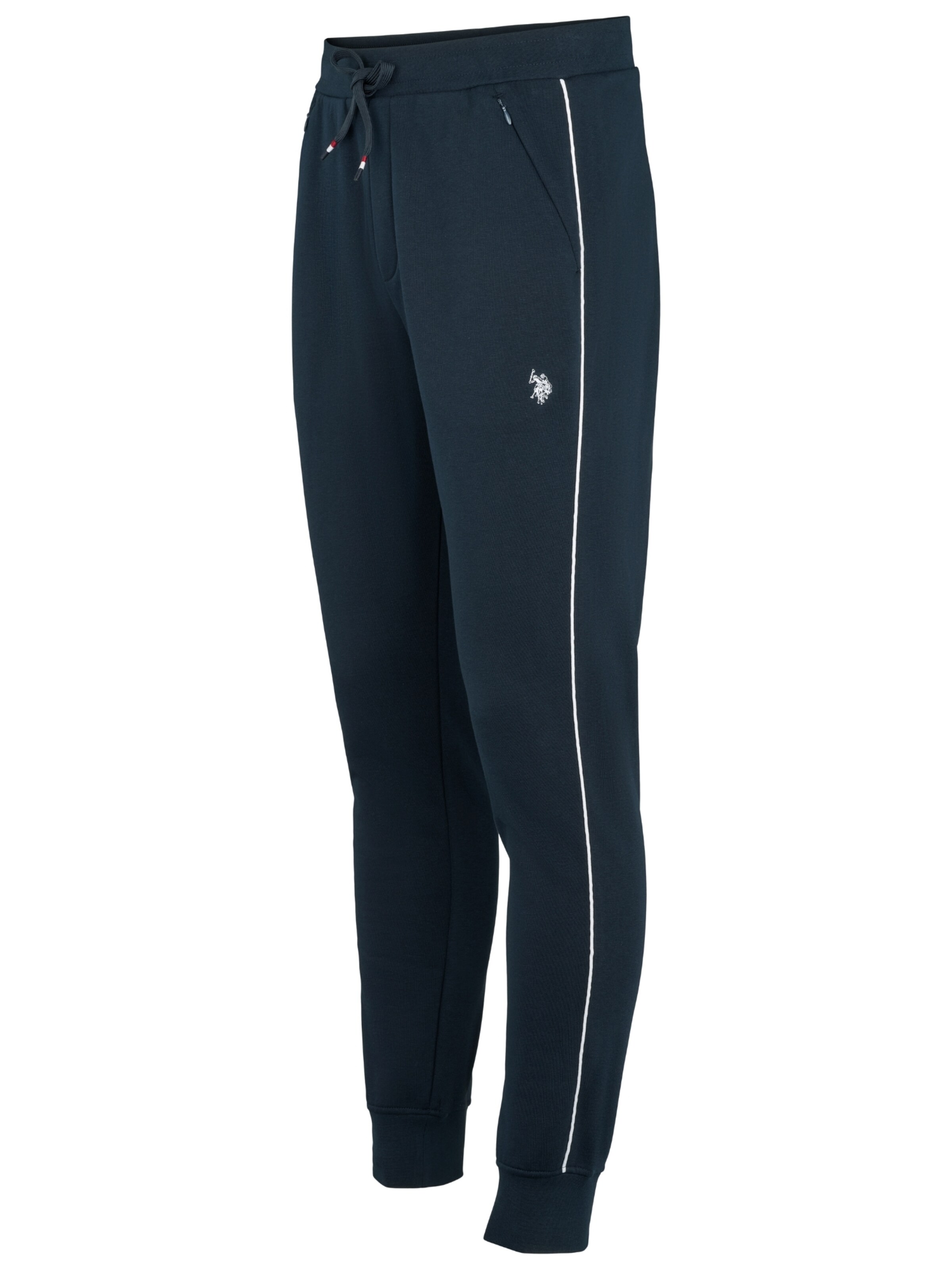 U.S. POLO ASSN. Tapered Broek 'Tano' in Blauw