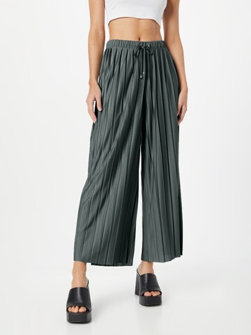 ABOUT YOU Wide leg Broek 'Caren' in Grijs: voorkant