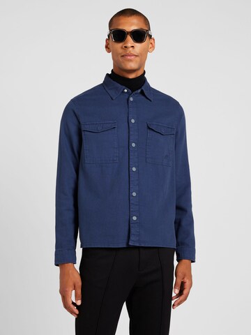 BLEND Regular fit Button Up Shirt in Blue: front