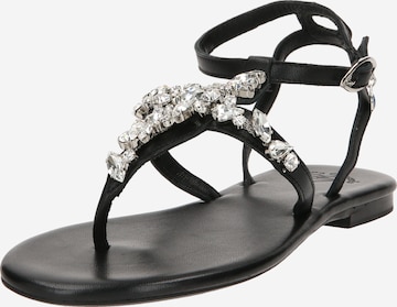 Marietta's Fantasy T-bar sandals in Black: front