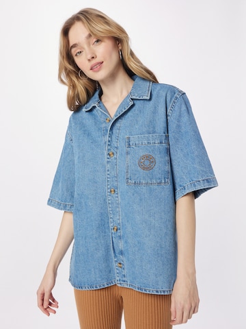 Denim Project Bluse in Blau: predná strana