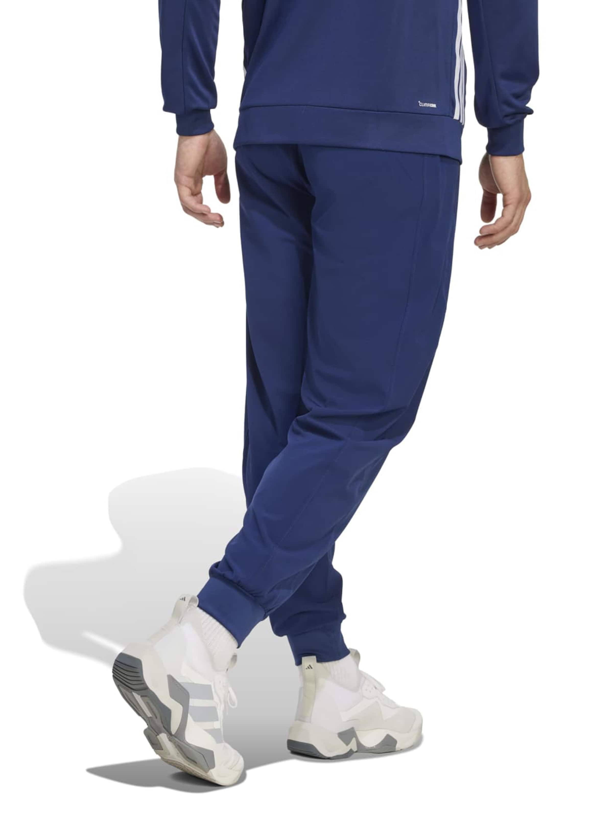 ADIDAS PERFORMANCE Tapered Sportbyxa i blå