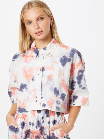 Nasty Gal Blouse in Wit: voorkant