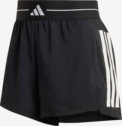 XS dydžio Sportinės kelnės 'Hyperglam' iš ADIDAS PERFORMANCE, spalva – juoda / balta, Prekių apžvalga