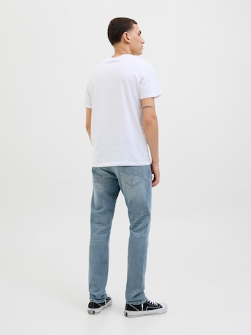 JACK & JONES Слим Джинсы 'JJIGLENN JJICON' в Синий