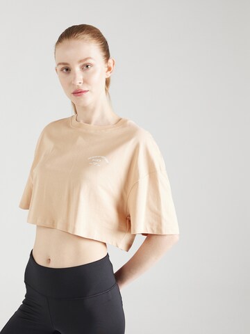 T-shirt fonctionnel 'ESSENTIAL ENERGY' ROXY en beige : devant