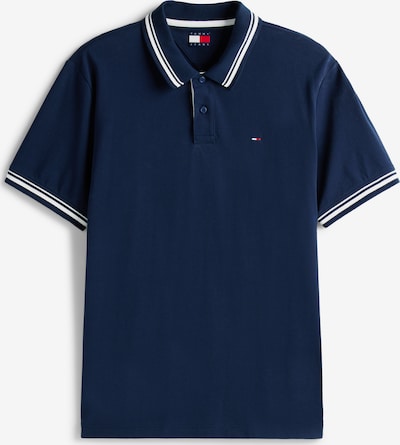 Marškinėliai iš Tommy Jeans, spalva – tamsiai mėlyna / balta, Prekių apžvalga