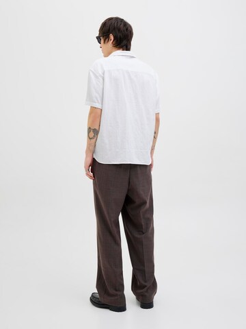 JACK & JONES Comfort fit Button Up Shirt 'JPRCCMontana' in White