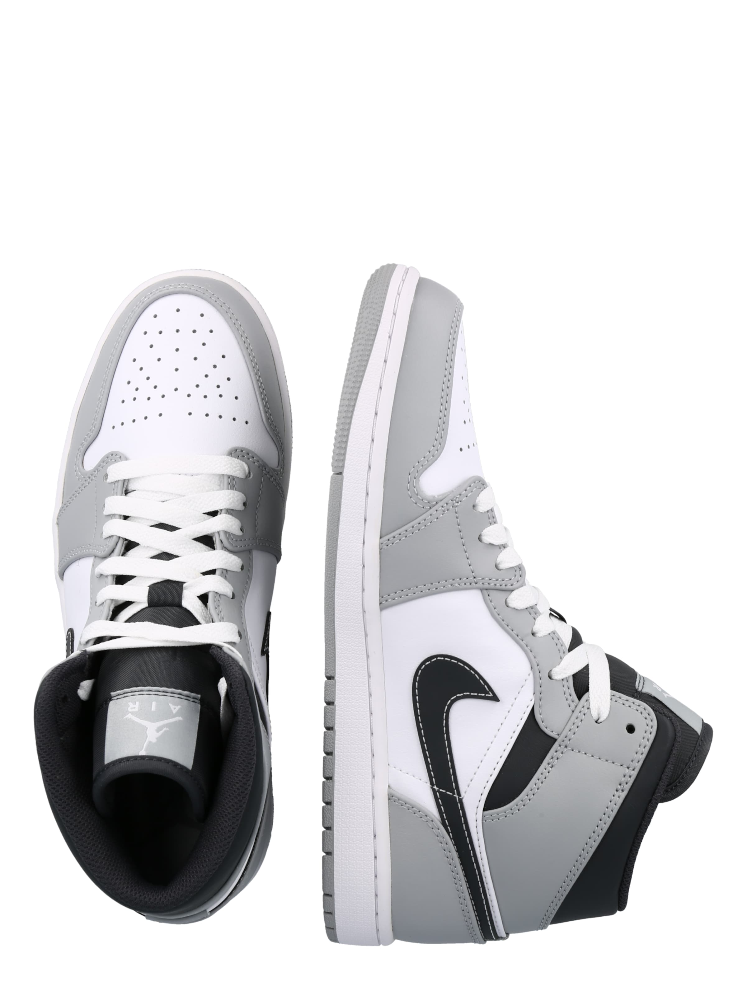 Jordan Σνίκερ ψηλό 'Air Jordan 1 Mid' σε γκρι