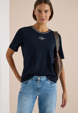 CECIL T-Shirt in Blau: Vorderseite