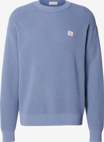 Calvin Klein Jeans Pulóver - kék: elől