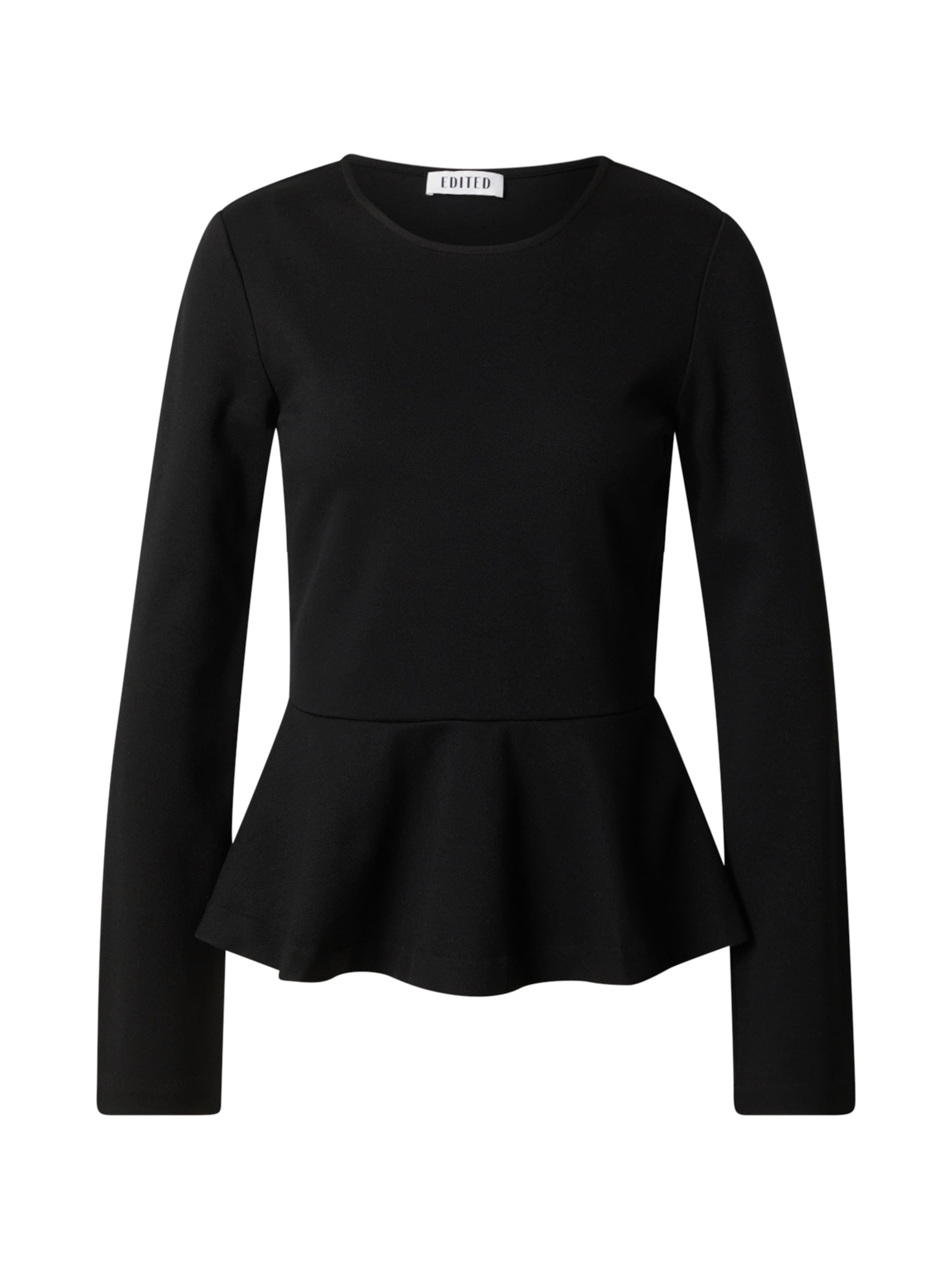 EDITED Μπλουζάκι &#x27;Inga&#x27; σε μαύρο: μπροστά