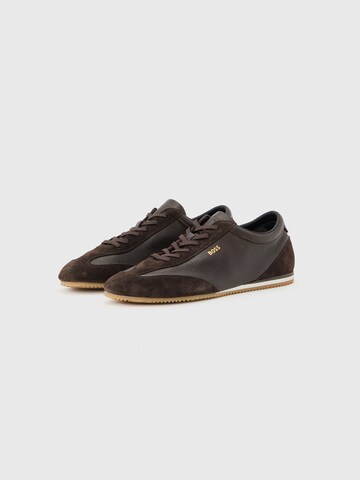 Sneaker bassa 'Lineor' di BOSS in marrone