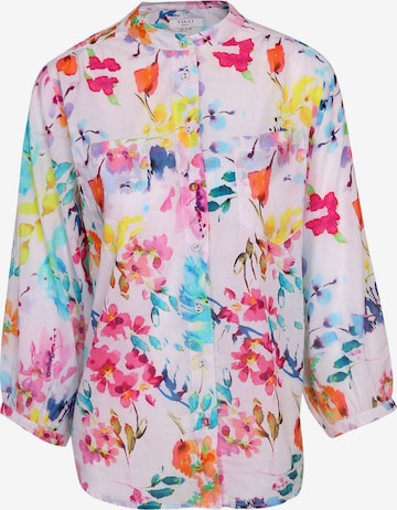 VICCI Germany Bluse mit Blumendruck in Weiß: Vorderseite
