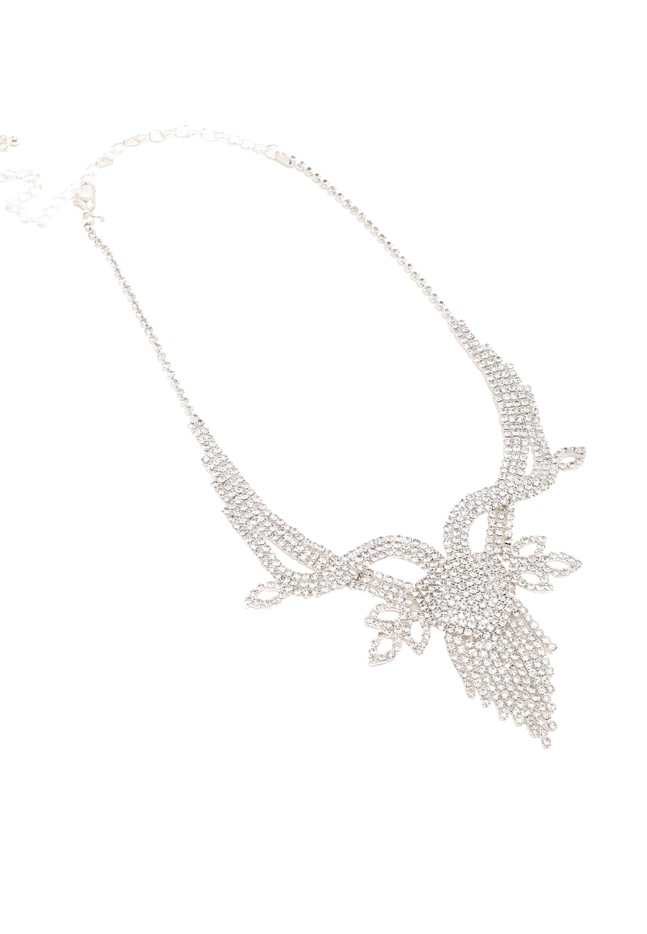 SOHI Комплект украшений 'Bithia' в Серебристый