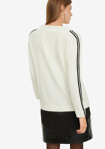 comma casual identity Loose fit Sweatshirt in White