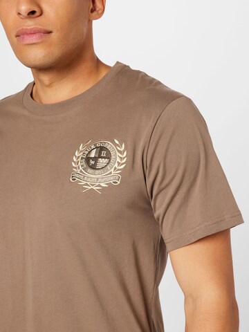 Les Deux T-Shirt 'Egalité' in Beige