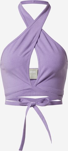 ABOUT YOU x Sofia Tsakiridou Top 'Selena' in Purple: front